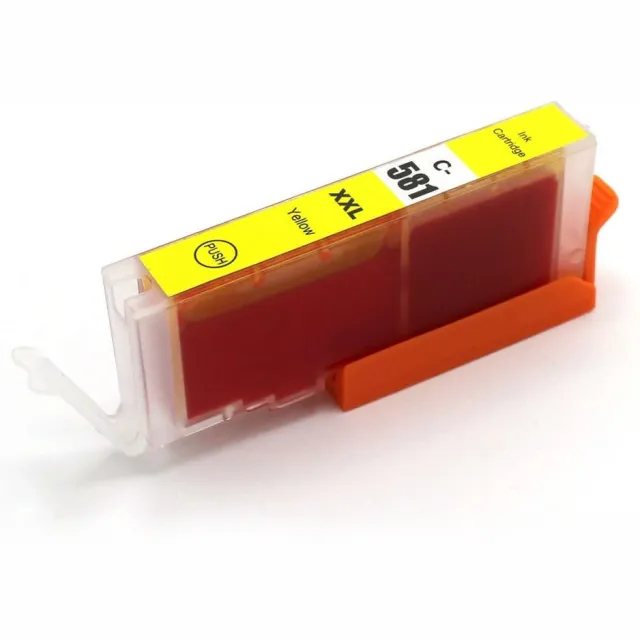 Inktkenners Cartridge Geschikt voor Canon 580/581 - Geel | Geschikt voor TR7550, TR8550, TS6150, TS6151, TS6250, TS6251, TS6300, TS6350, TS6351, TS705, TS8150, TS8151, TS8152, TS8250, TS8251, TS8252, TS8350, TS9150, TS9155, TS9550, TS9551, TS705A