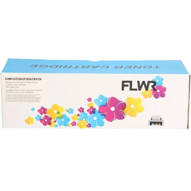 FLWR Toner / 312A / Geel - Geschikt voor HP