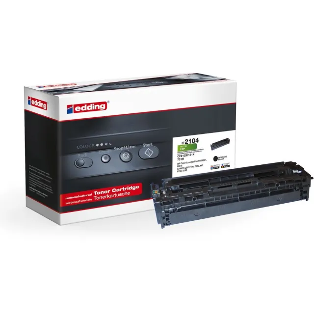 Edding EDD-2104 Toner Single vervangt Canon, HP 131X (CF210X) Zwart 2400 bladzijden Compatibel Toner