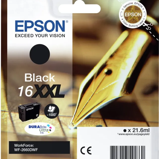 Epson 16XXL inktcartridge zwart extra high capacity 1.000 pagina's 1-pack