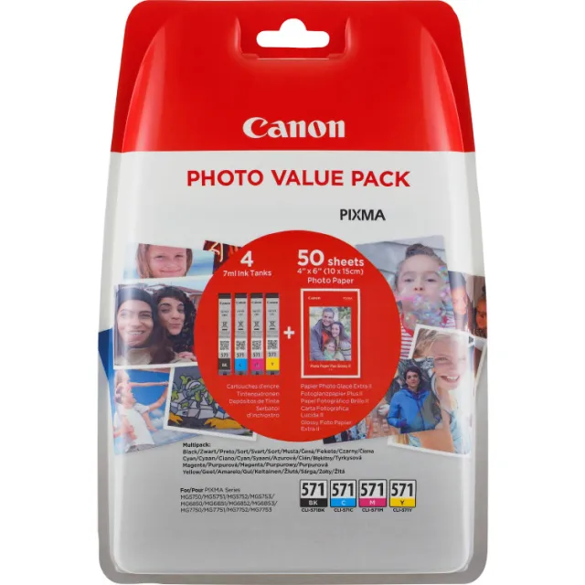 Canon Photo Value XL CLI-571XL inkt zwart