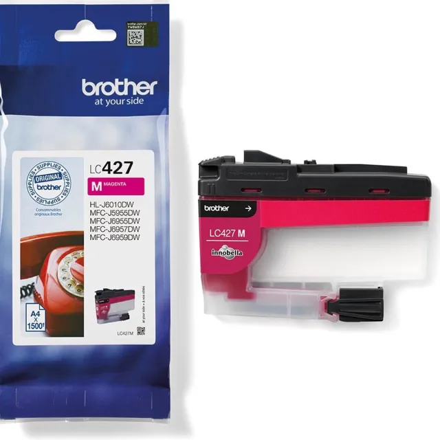 Brother Inktcartridge brother lc-427m rood | 1 stuk | 5 stuks