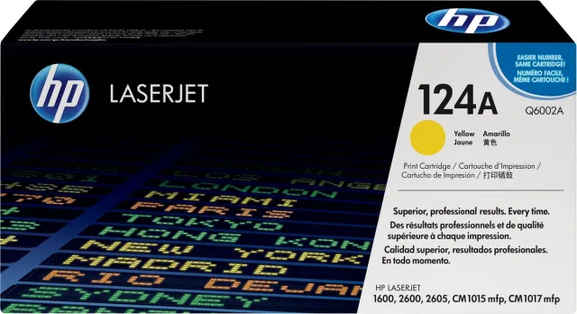 HP 124A - Tonercartridge - Origineel - Standaard Capaciteit - Geel