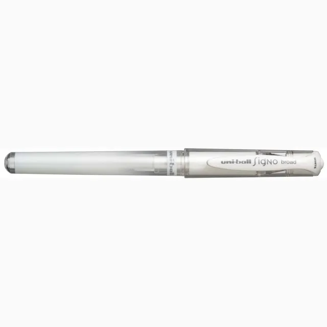 Uni-ball roller Signo Broad Creative, brede punt, wit