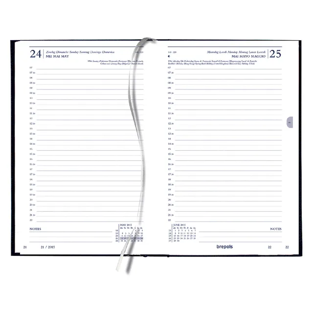 Quantore Kantooragenda 2027 Quantore kort 1dag/1pagina zwart
