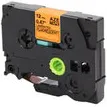 Brother Huismerk Brother TZe-B31 Labeltape 12mm Zwart op Fluoriserend Oranje