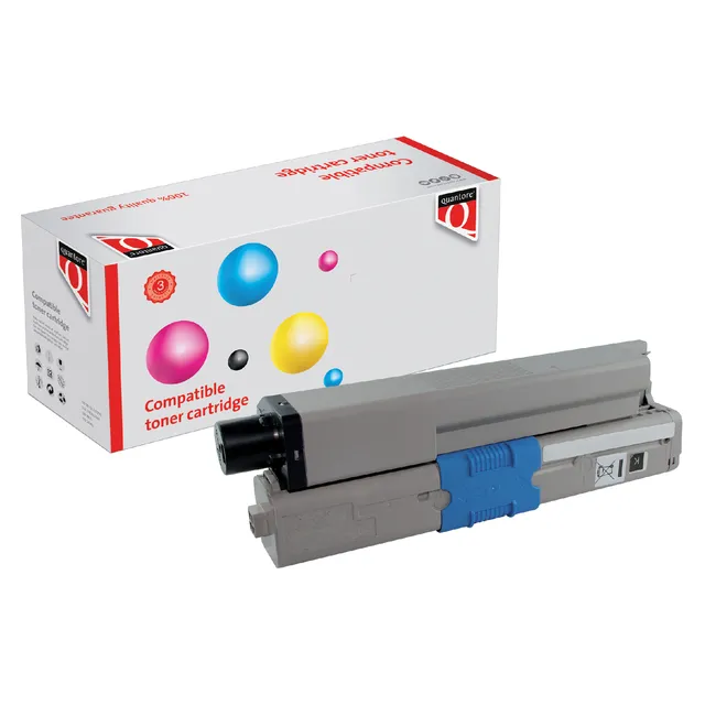 Quantore Toner Quantore alternatief tbv Oki 44973508 zwart
