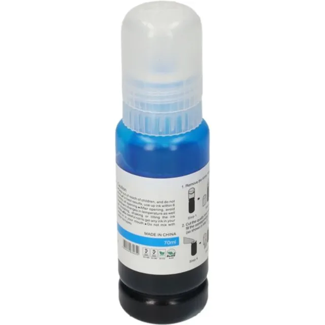 PrintAbout Huismerk Epson T00R240 Inktcartridge Cyaan