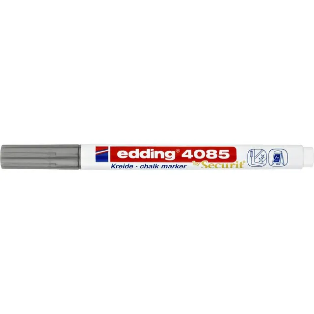 Edding Krijtstift edding 4085 by Securit rond 1-2mm zilver