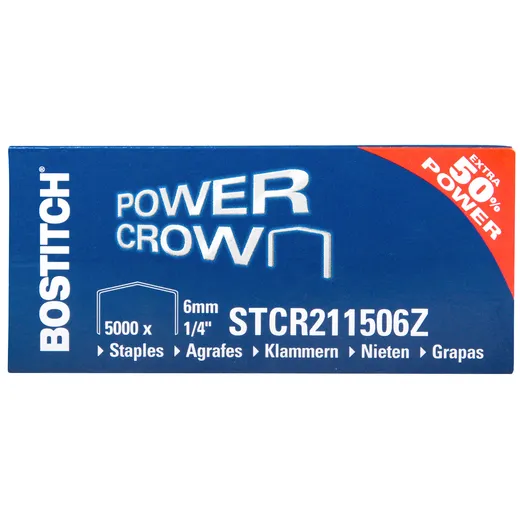 Bostitch Nieten Bostitch B8 staal STRC2115 6mm gebogen rug 5000 stuks