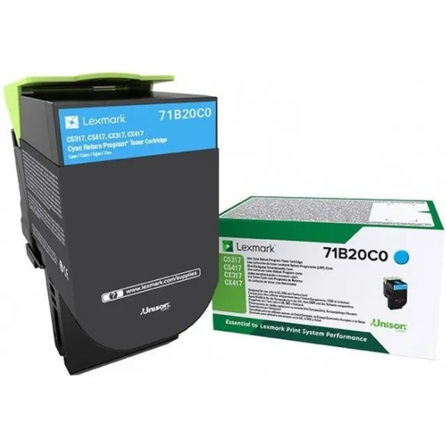 Lexmark Toner Lexmark 71B20C0 Cyan