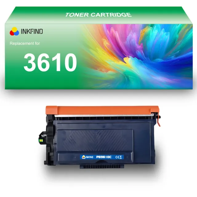 INKFIND TN-3610 tonercartridge compatibel met Brother 3610 TN3610 TN-3610 - 1-pack Zwart Zwart x 1