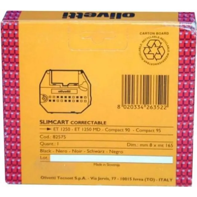 Olivetti ET 1250, 1250 MD lint zwart typewriter OLI82575 1-pack