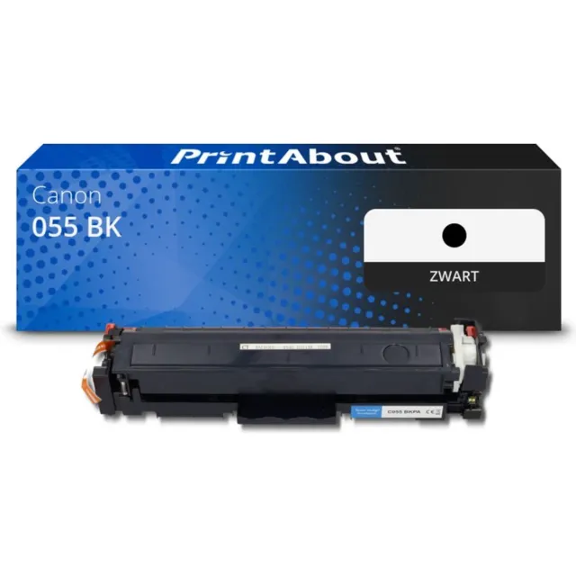 PrintAbout Huismerk Canon 055 BK Toner Zwart