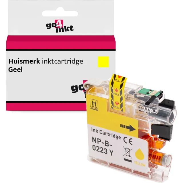 Go4inkt compatible met Brother LC-223 y inkt cartridge yellow