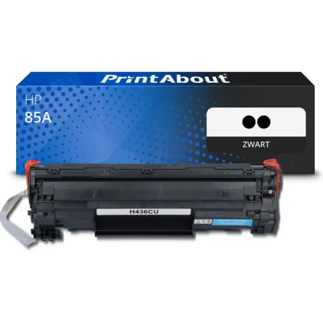 PrintAbout huismerk Toner 85A (CE285AD) Zwart Multipack Geschikt voor HP
