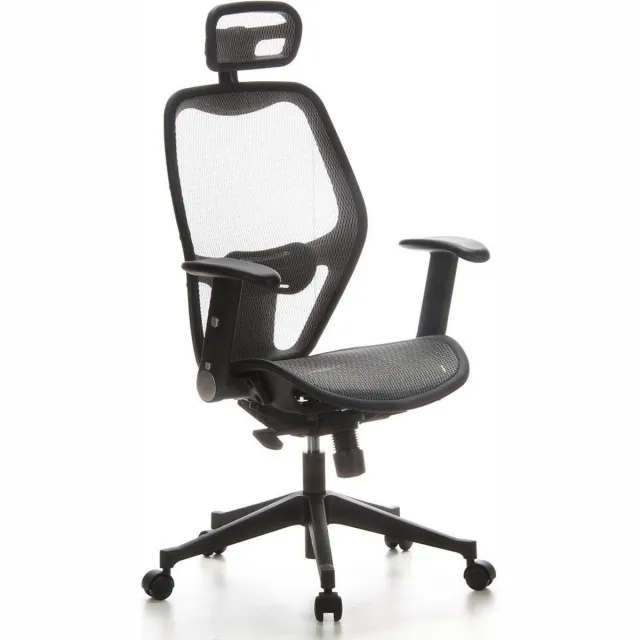 hjh office Air-Port - Bureaustoel - Zilvergrijs