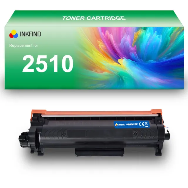 INKFIND TN-2510 tonercartridge compatibel met Brother 2510 TN2510 TN-2510 - 1-pack Zwart Zwart x 1