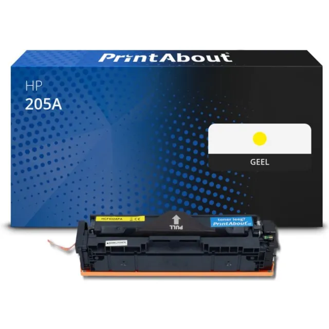 PrintAbout huismerk Toner 205A (CF532A) Geel geschikt voor HP