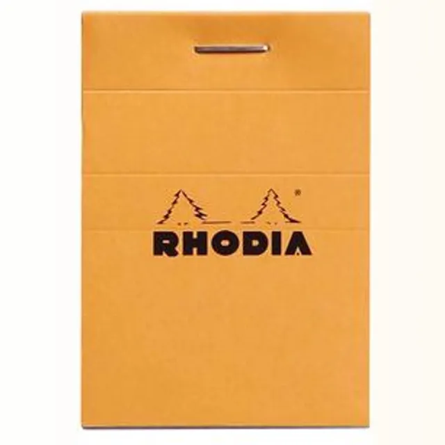 Rhodia notitieblok nr. 10, DIN A8, geruit, oranje