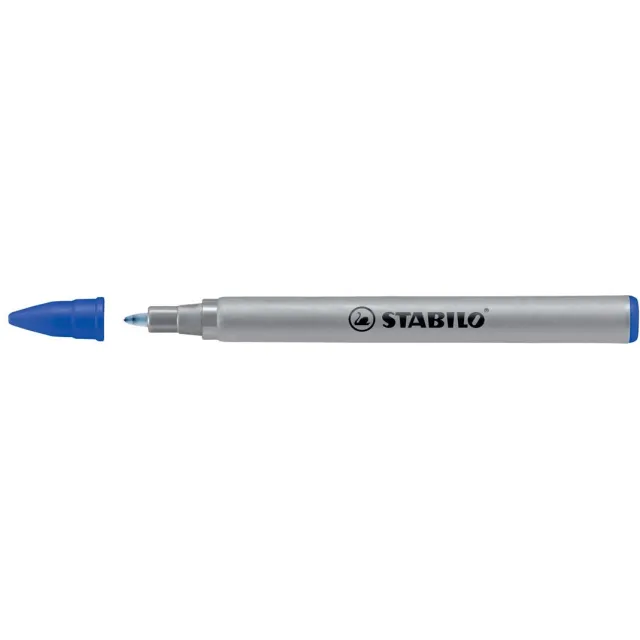 Stabilo EASYoriginal rollervulling, fijn, 0,3 mm, doosje van 3 stuks, blauw