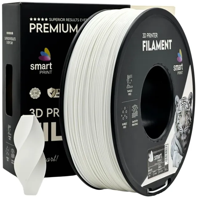 Smart Print SmartPrint ABS White 1.75mm 1kg Wit