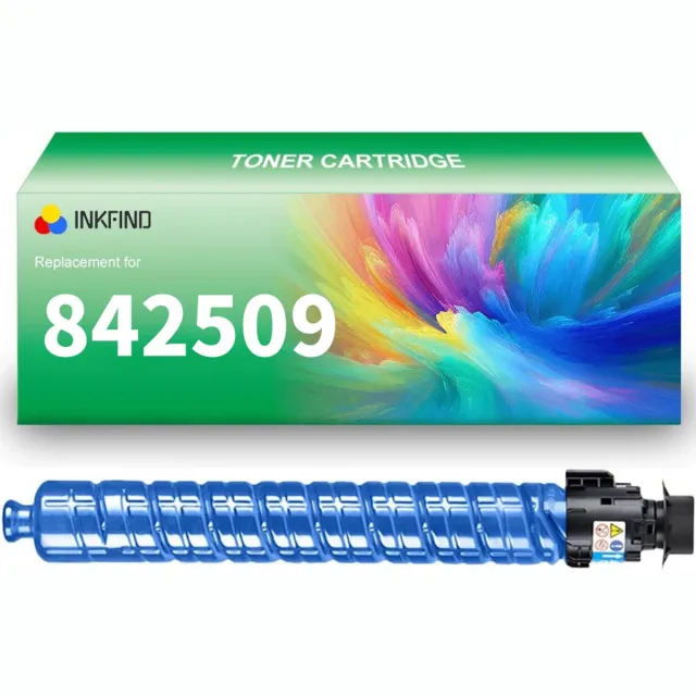 INKFIND 842509 tonercartridge Cyaan compatibel met Ricoh IM C3510 C3010 842509 - 1-pack Cyaan Cyaan x 1