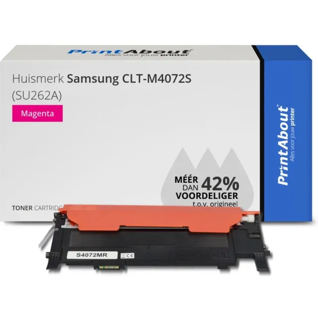 PrintAbout CLT-M4072S toner magenta compatible voor Samsung