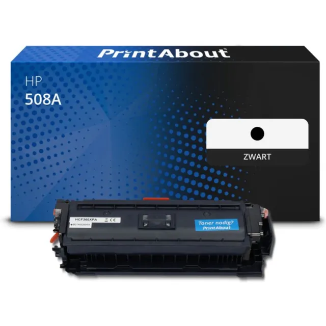 PrintAbout Huismerk HP 508A (CF360A) Toner Zwart