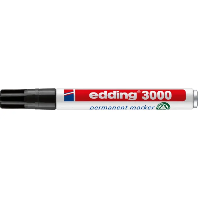Edding 3000 permanentmarker rond 1,5-3 mm zwart