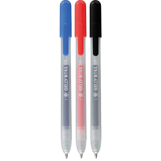 Sakura Gelschrijver Sakura Gelly Roll Classic 08 klikfunctie set à 3 kleuren