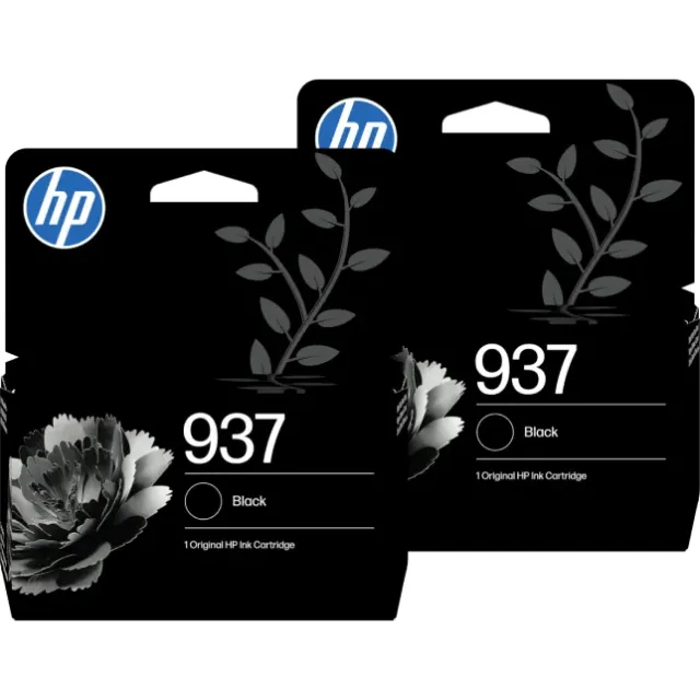 Hp 937 Cartridge Zwart Duo Pack