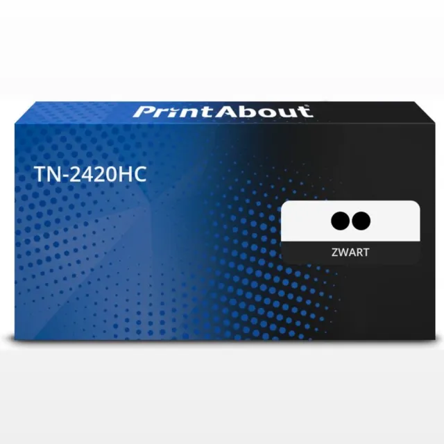 PrintAbout huismerk Toner TN-2420HC Zwart Multipack Extra hoge capaciteit geschikt voor Brother