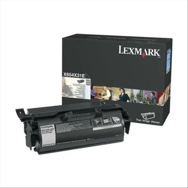 Lexmark Tonercartridge 0X654X31E black Zwart