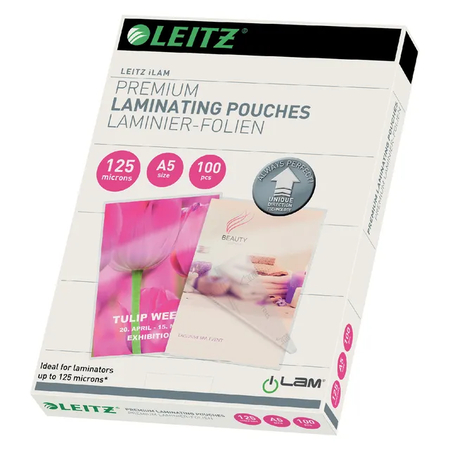 Leitz Lamineerhoes Leitz iLAM A5 2x125micron 100 stuks