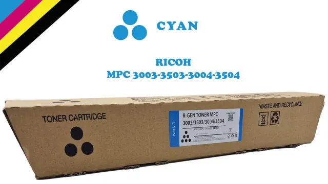 Ricoh Toner Ricoh MP C3003 / 3503 / 3004 / 3504 Cyan – Compatible