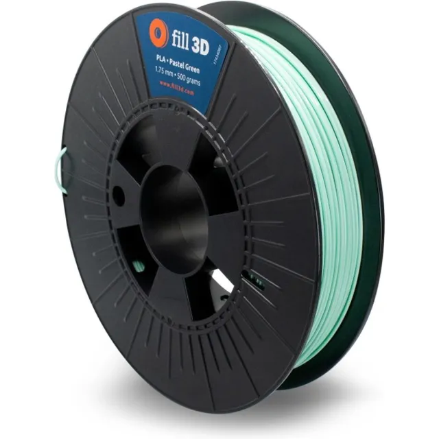 Fill 3D PLA Pastel Green 0,5 kg Pastel groen