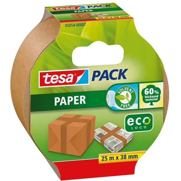 Tesa Verpakkingstape tesapack® papier ecoLogo® 25mx38mm bruin