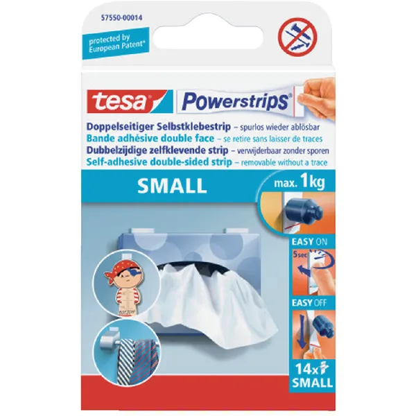Tesa Kleefstrips tesa Powerstrips® SMALL dubbelzijdig 1kg 14 stuks