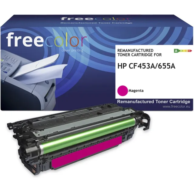 Freecolor HP CF453A - toner FREECOLOR - Magenta 10500p