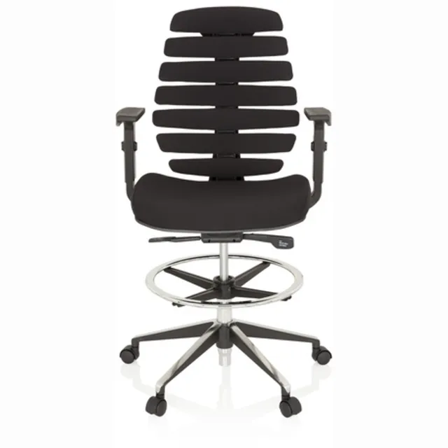 hjh office Verhoogde bureaustoel ERGO LINE II WORK Stof zwart hjh OFFICE