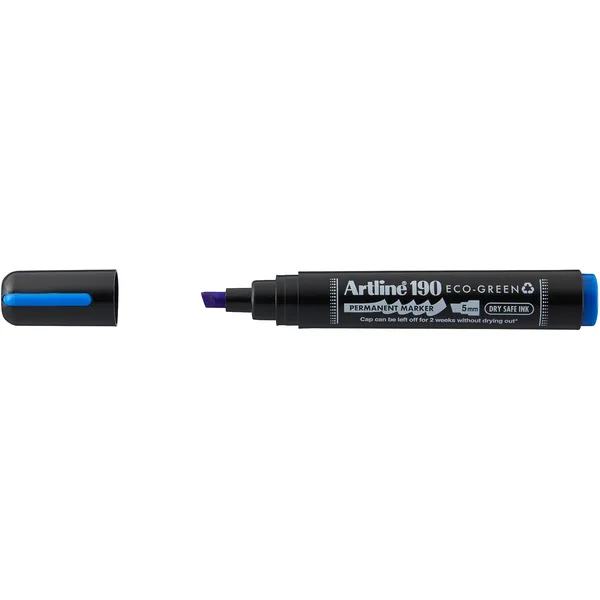 Artline Permanent marker Artline 190 Dry Safe Eco schuin 2-5mm blauw