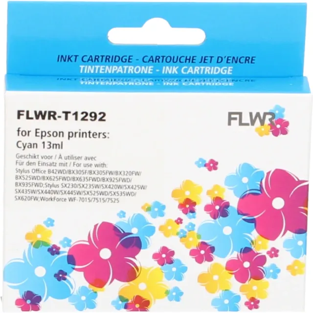 FLWR Epson T1292 cyaan (Huismerk (compatible))