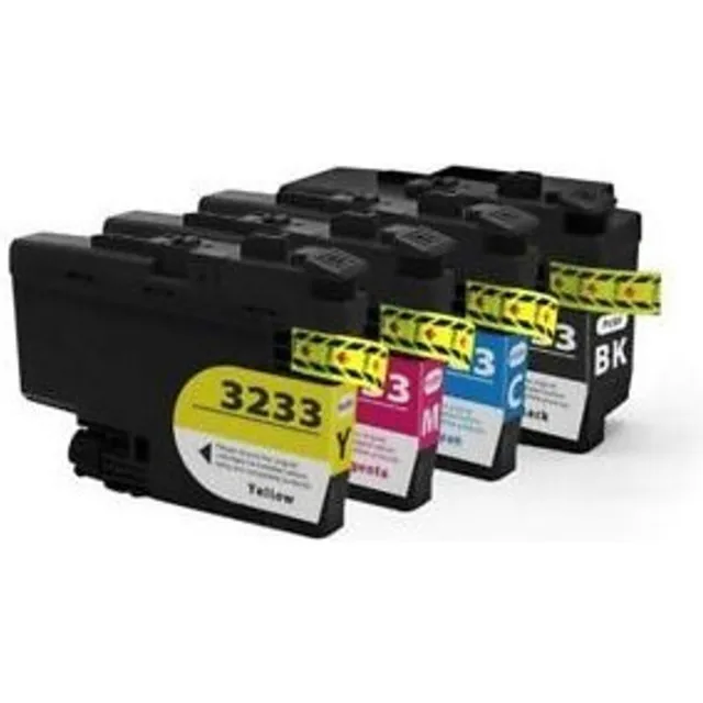 Inktkenners Inktcartridge geschikt voor Brother LC-3233 / LC-3235 | 1x Multipack geschikt voor Brother DCP-J1100DW - MFC-J1300DW Zwart
