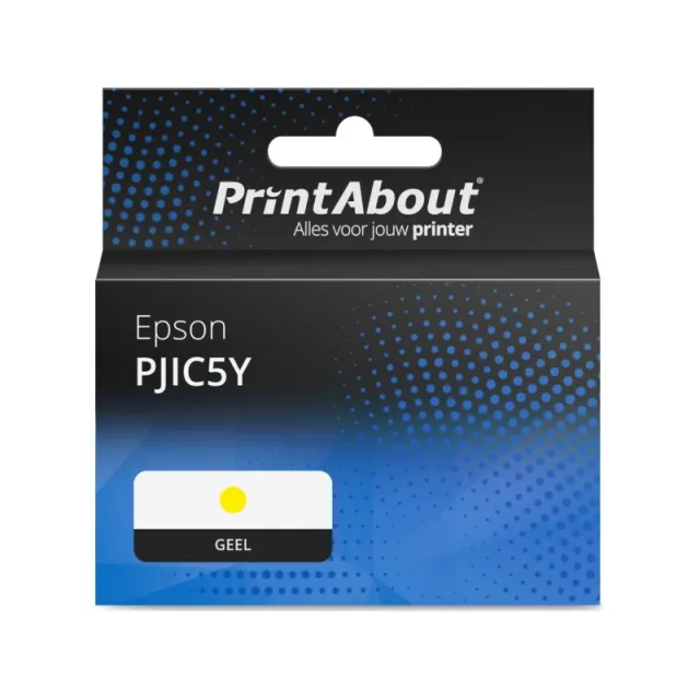 PrintAbout huismerk Inktcartridge PJIC5Y Geel Geschikt voor Epson