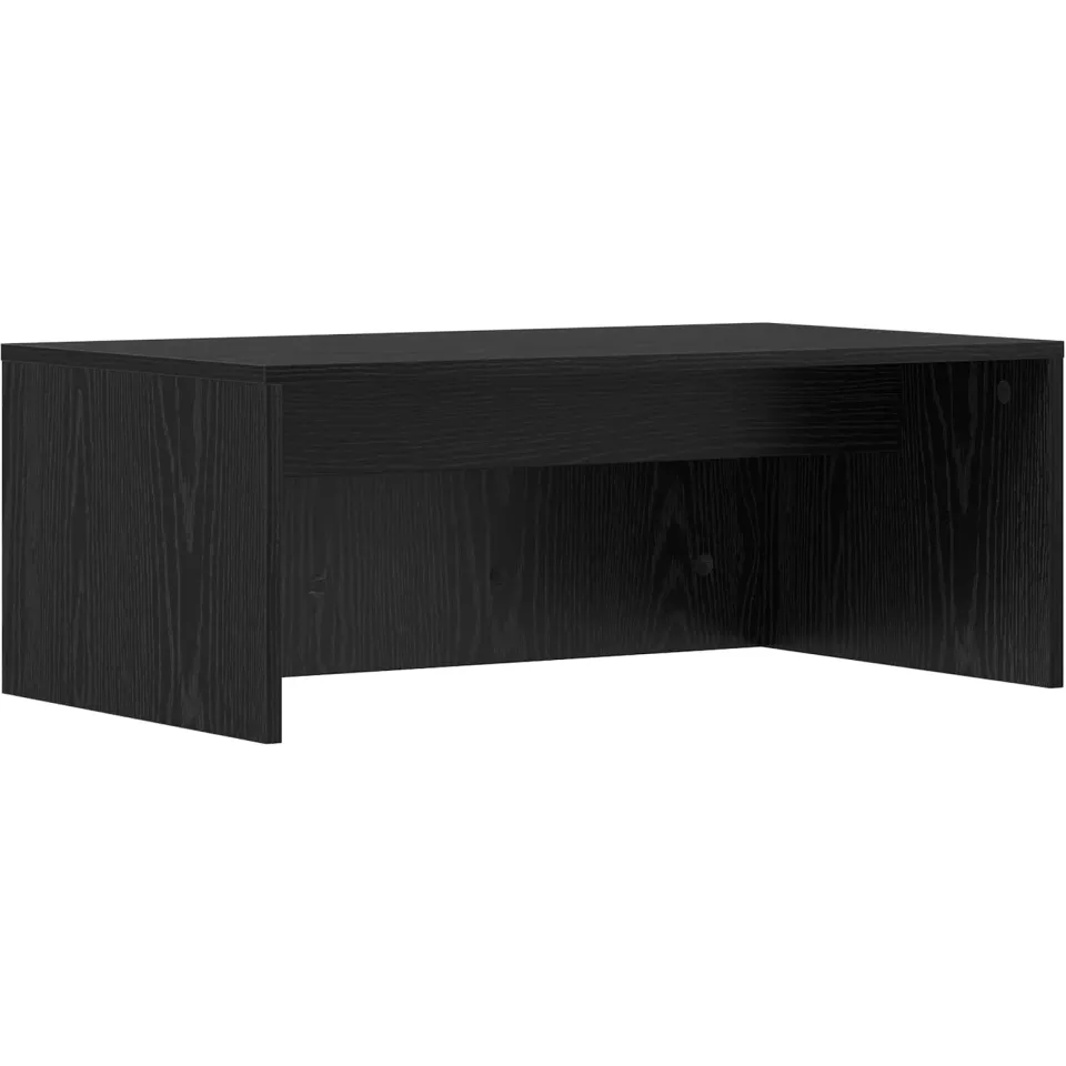 vidaXL Wandbureau Zwart Eiken 80 x 45 x 30 cm Bewerkt hout, foto 3