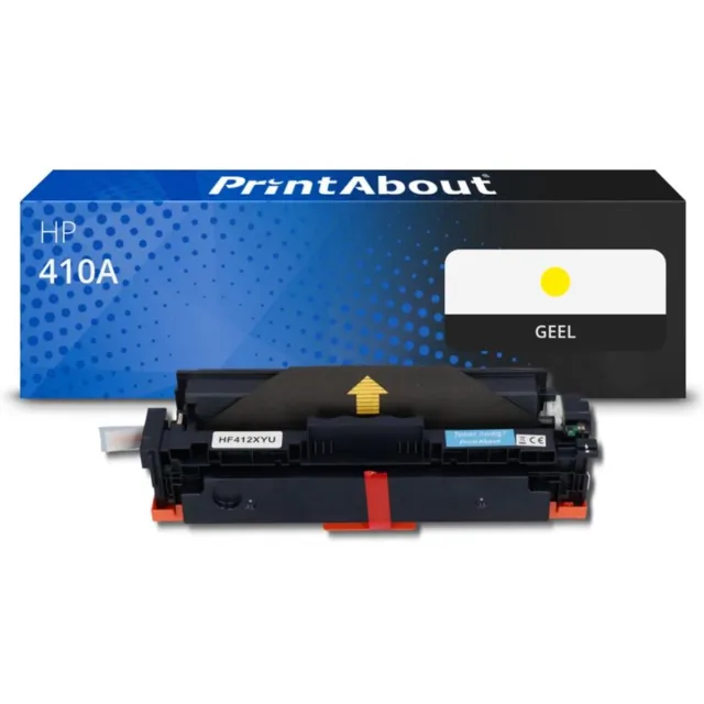 PrintAbout Huismerk HP 410A (CF412A) Toner Geel