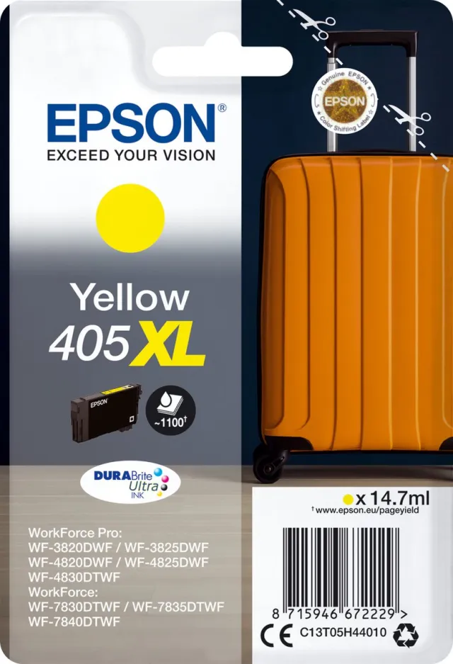 Epson 405XL inktcartridge geel
