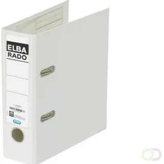 Elba Rado Plast ordner voor ft A5 staand, wit, rug van 7,5 cm