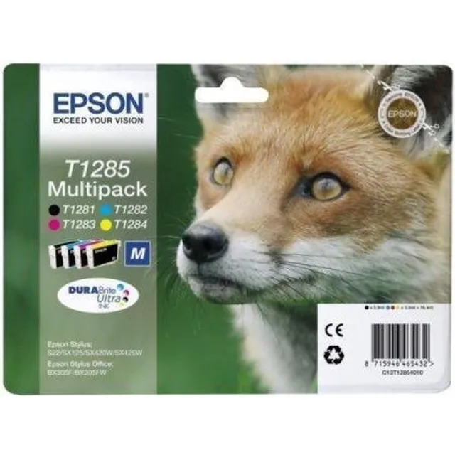 Epson T1285 - Inktcartridge / Geel / Cyaan / Magenta / Zwart